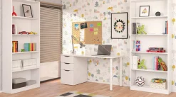 Scrivania Abol, 138x60h74 cm,<Dmora Shop