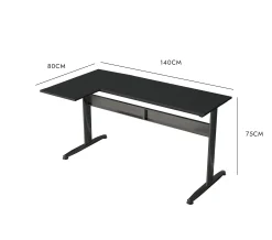 Scrivania Acua, 80x140h75 cm,<Dmora Online