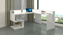 Scrivania Adelma, 180x60h93 cm,<Dmora Store