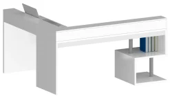 Scrivania Adelma, 180x60h93 cm,<Dmora Store