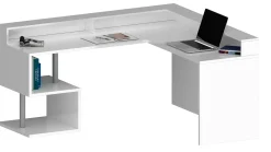 Scrivania Adelma, 180x60h93 cm,<Dmora Store