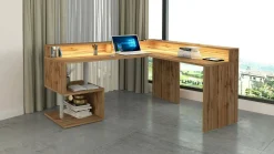 Scrivania Adelma, 180x60h93 cm,<Dmora Store