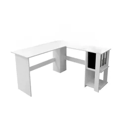 Scrivania Alik, 130x130h72 cm,<Dmora Shop