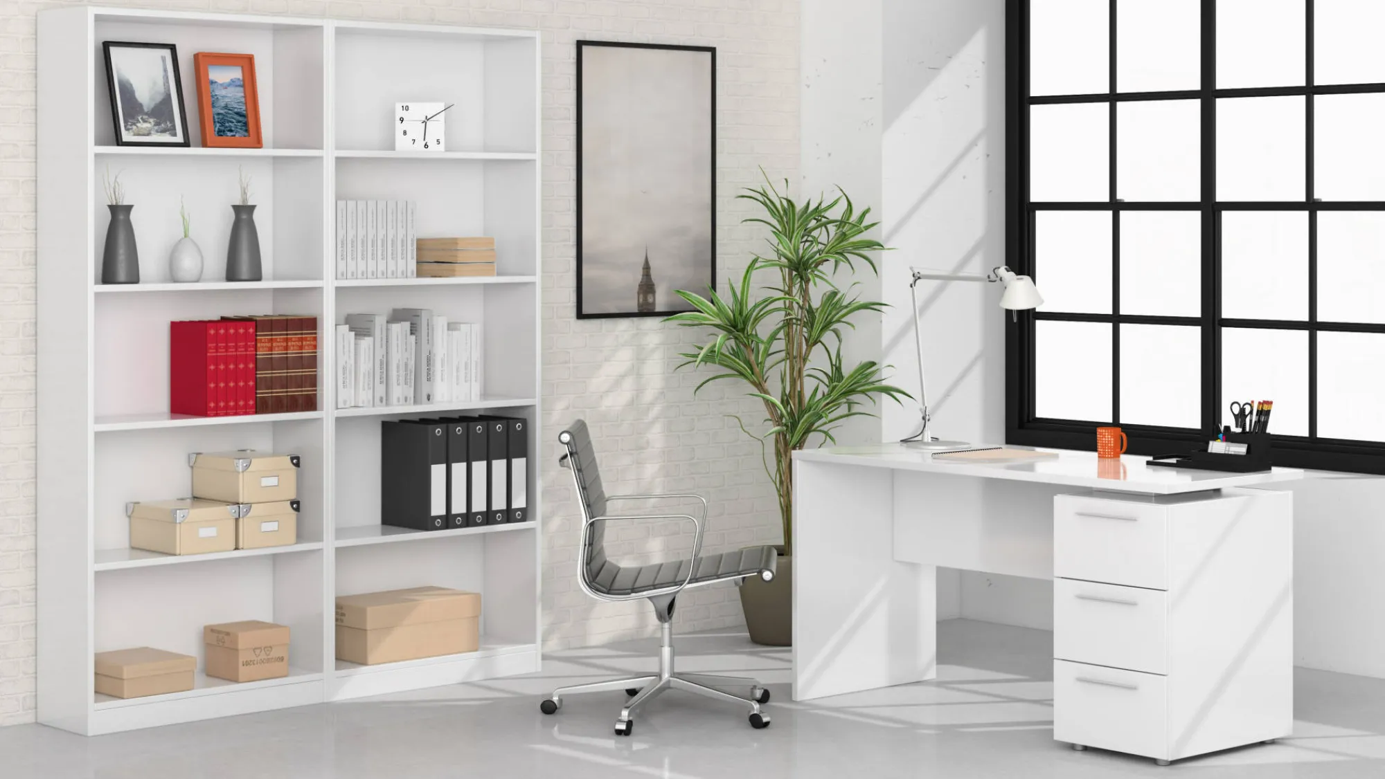 Scrivania Alimet, 138x60h74 cm,<Dmora Best Sale