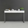 Scrivania Amadeo, 126x52 h77 cm, Bianco<Dmora Cheap