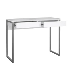 Scrivania Anavi, 101x40 h77 cm, Bianco<Dmora Clearance
