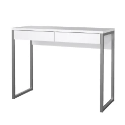 Scrivania Anavi, 101x40 h77 cm, Bianco<Dmora Clearance