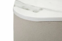 Scrivania Apoteosi, 120x40 h75 cm, Crema e Oro<Dmora Shop