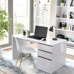 Scrivania Ardina, 139x60h75 cm,<Dmora Best