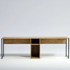 Scrivania Asarat, 240x60h74 cm,<Dmora Outlet