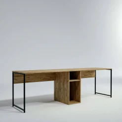 Scrivania Asarat, 240x60h74 cm,<Dmora Outlet