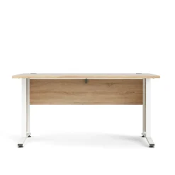 Scrivania Ascorbato, 150x80 h75 cm, Quercia e Bianco<Dmora Flash Sale
