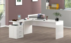 Scrivania Ascuby, cm 160x60h75,<Dmora New