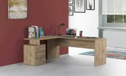 Scrivania Ascuby, cm 160x60h75,<Dmora Best