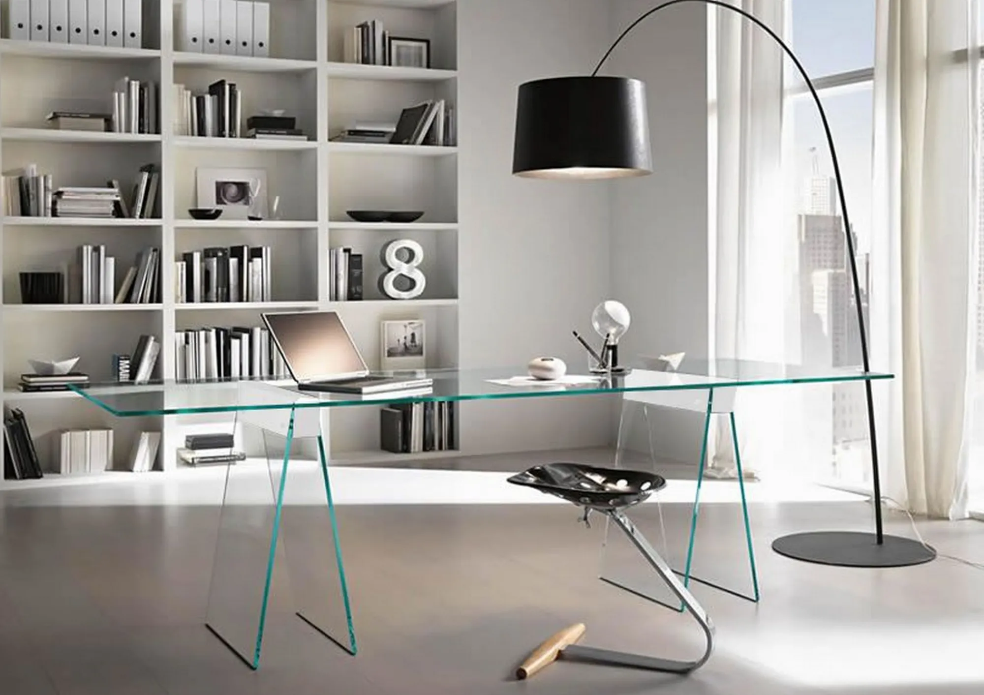 Scrivania Asfelj, 180x90h75 cm,<Dmora Outlet