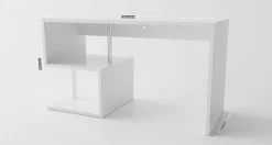 Scrivania Atemis, cm 140x60h78,<Dmora Outlet