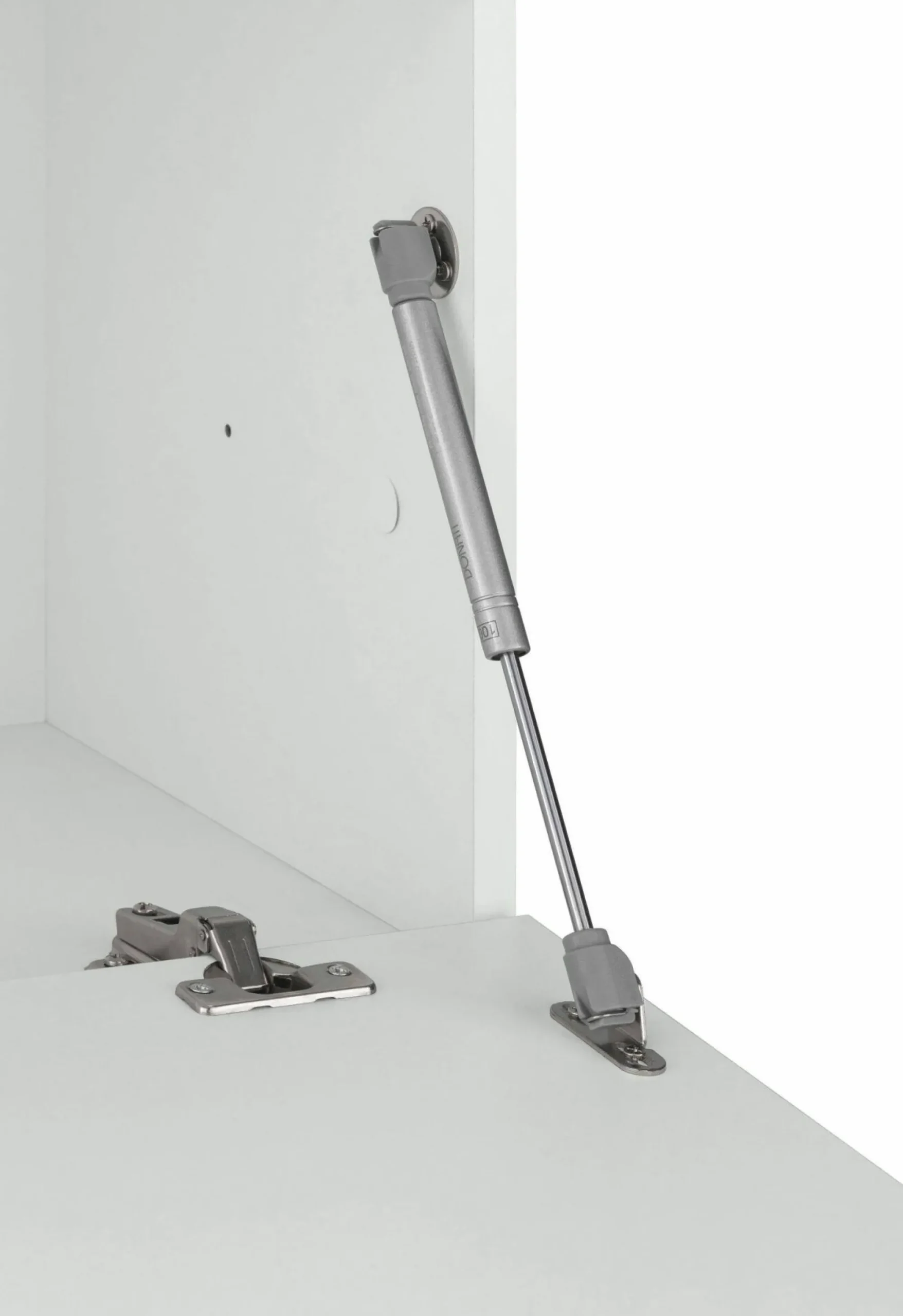 Scrivania Atroc, cm 70x35h140, Bianco e<Dmora Online