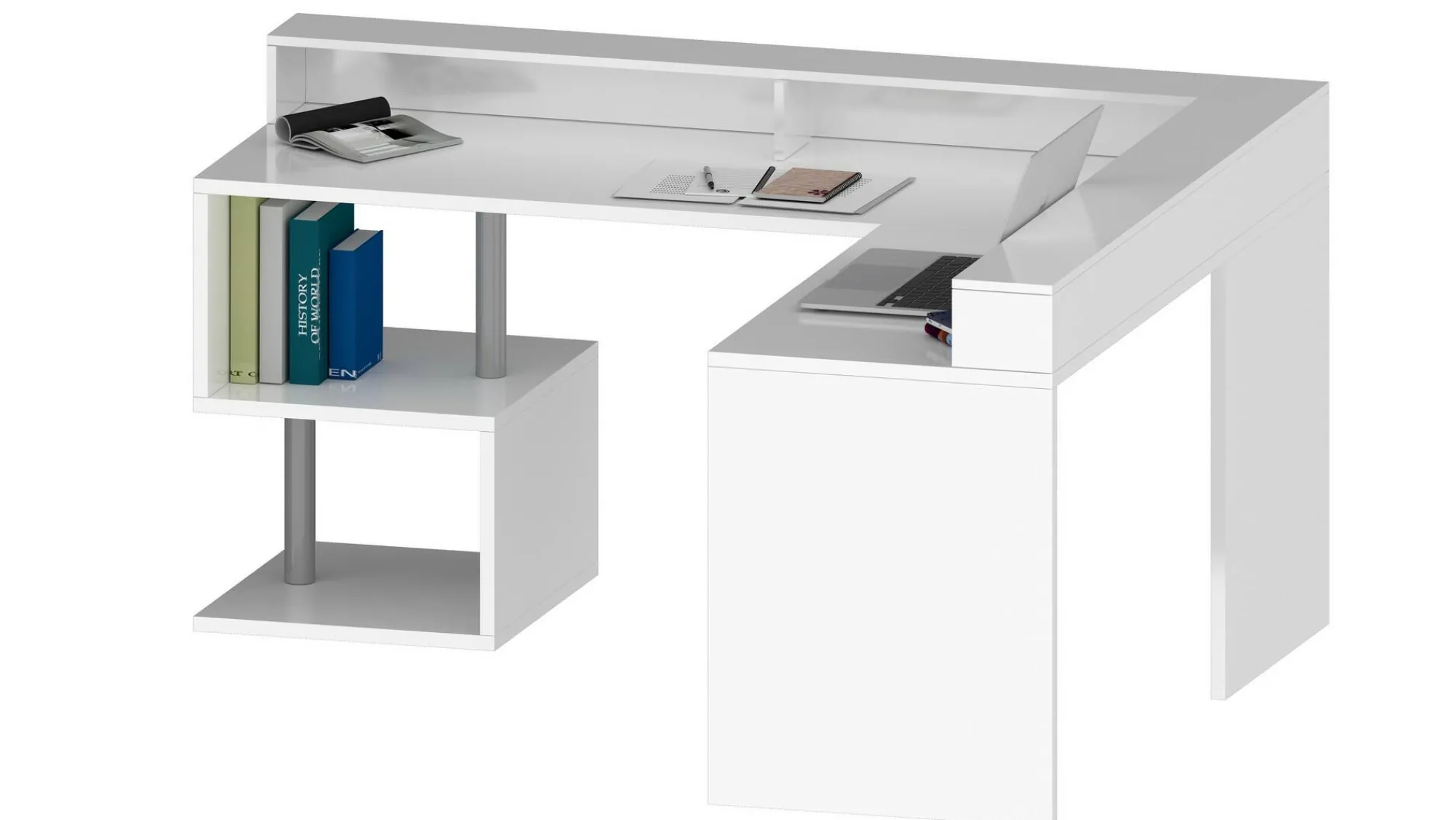 Scrivania Auletta, 180x60h93 cm,<Dmora Outlet
