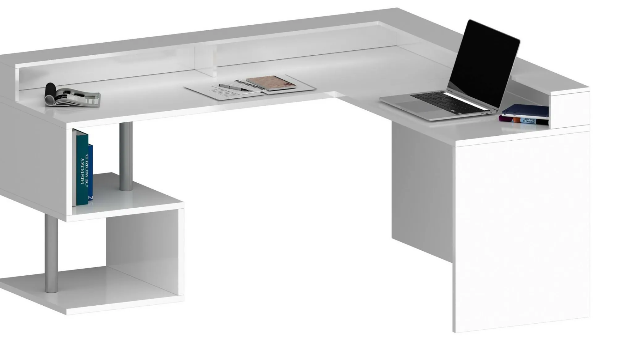 Scrivania Auletta, 180x60h93 cm,<Dmora Outlet