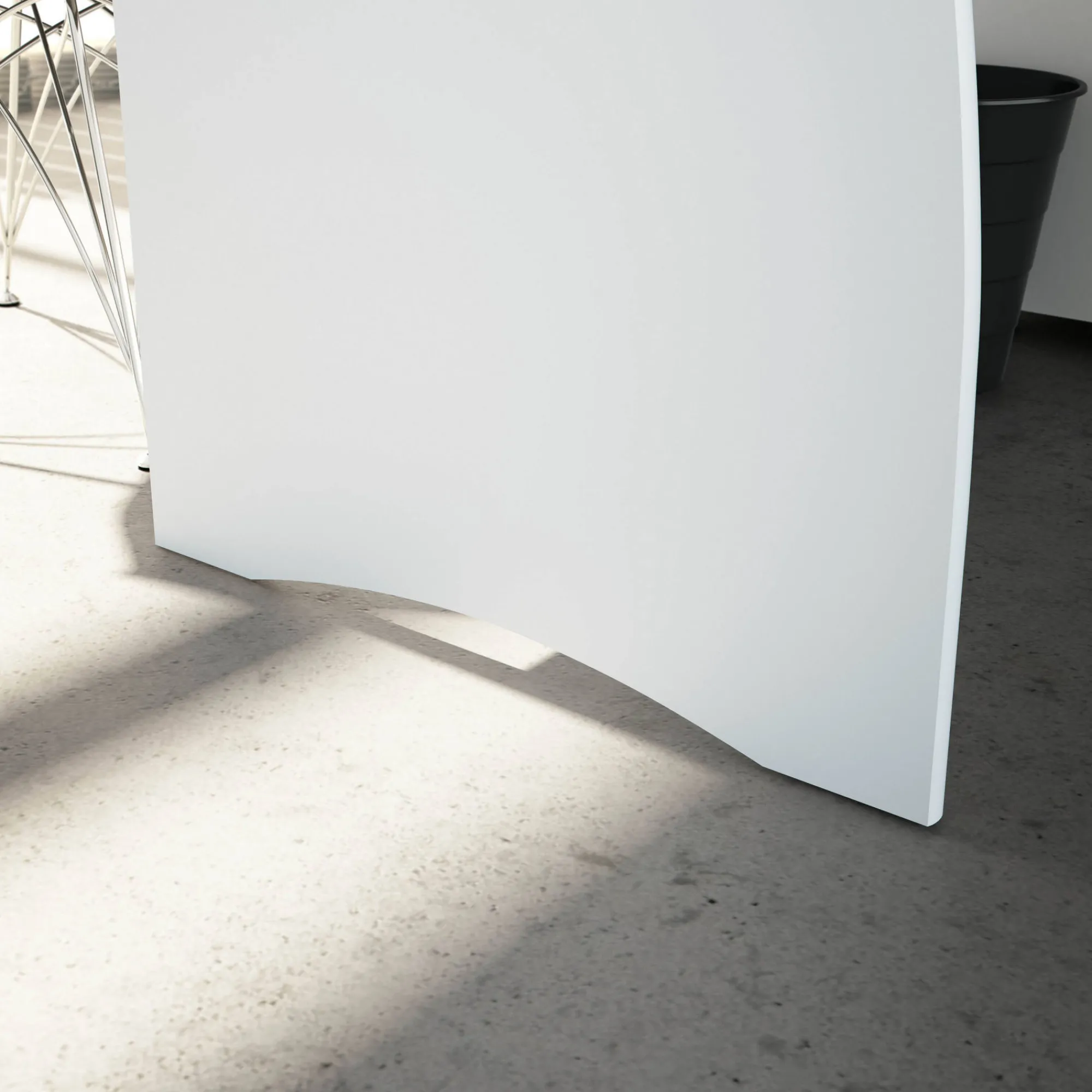 Scrivania Azziz, 136x67h74 cm, Bianco e Rovere<Dmora Sale