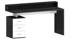Scrivania Bardi, 160x60h90 cm, Bianco e<Dmora Sale