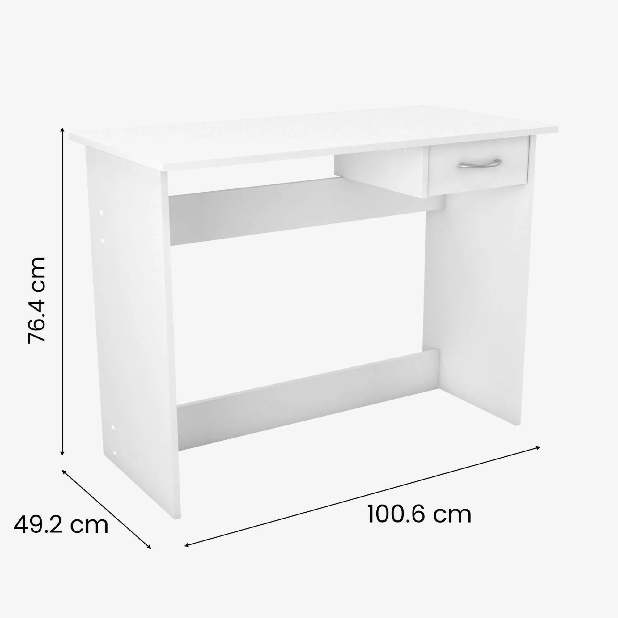 Scrivania Bargagli, 101x49 h76 cm,<Dmora Best Sale