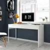 Scrivania Cerere, 138x50h75 cm, Bianco<Dmora Sale