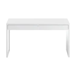 Scrivania Cerere, 138x50h75 cm, Bianco<Dmora Sale