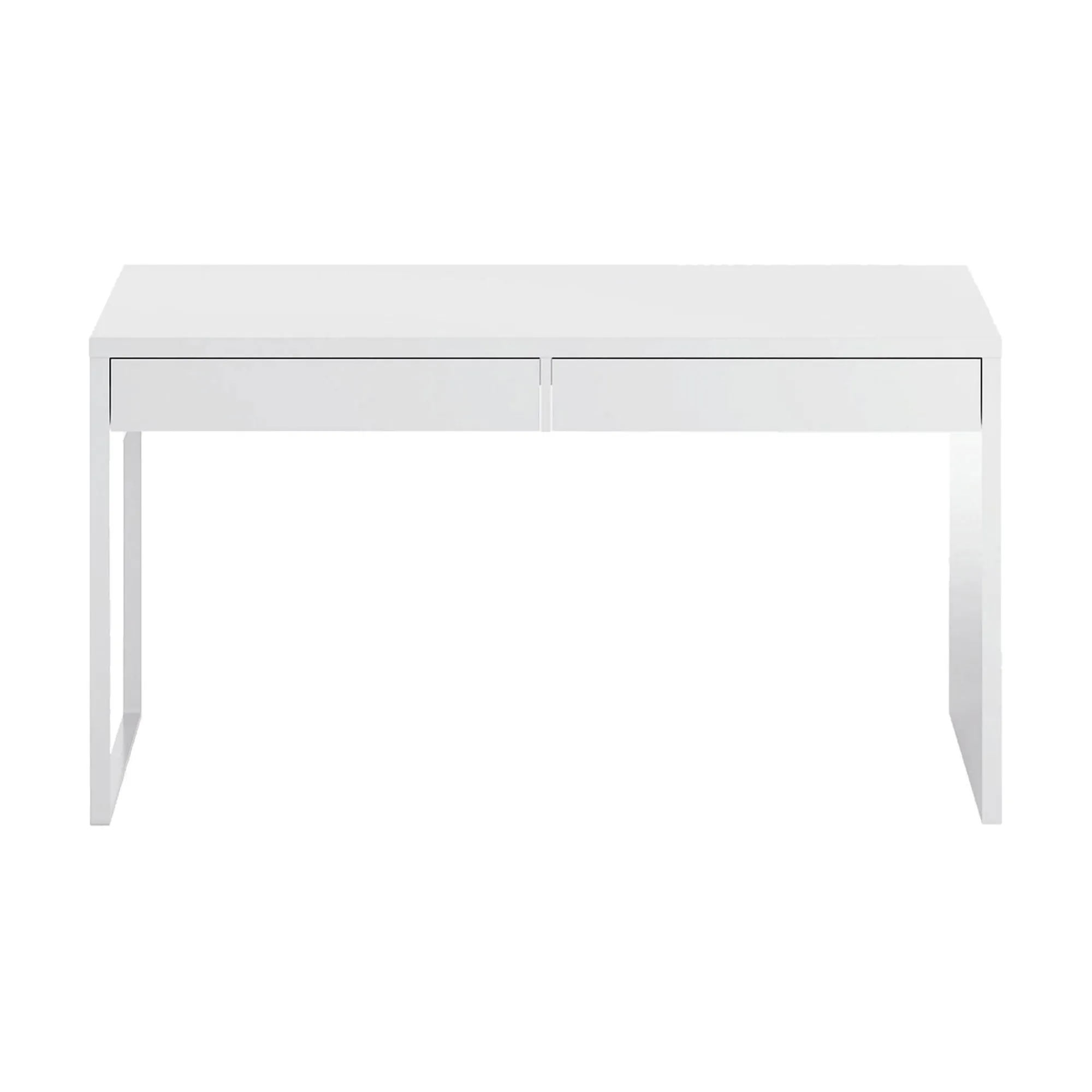Scrivania Cerere, 138x50h75 cm, Bianco<Dmora Sale