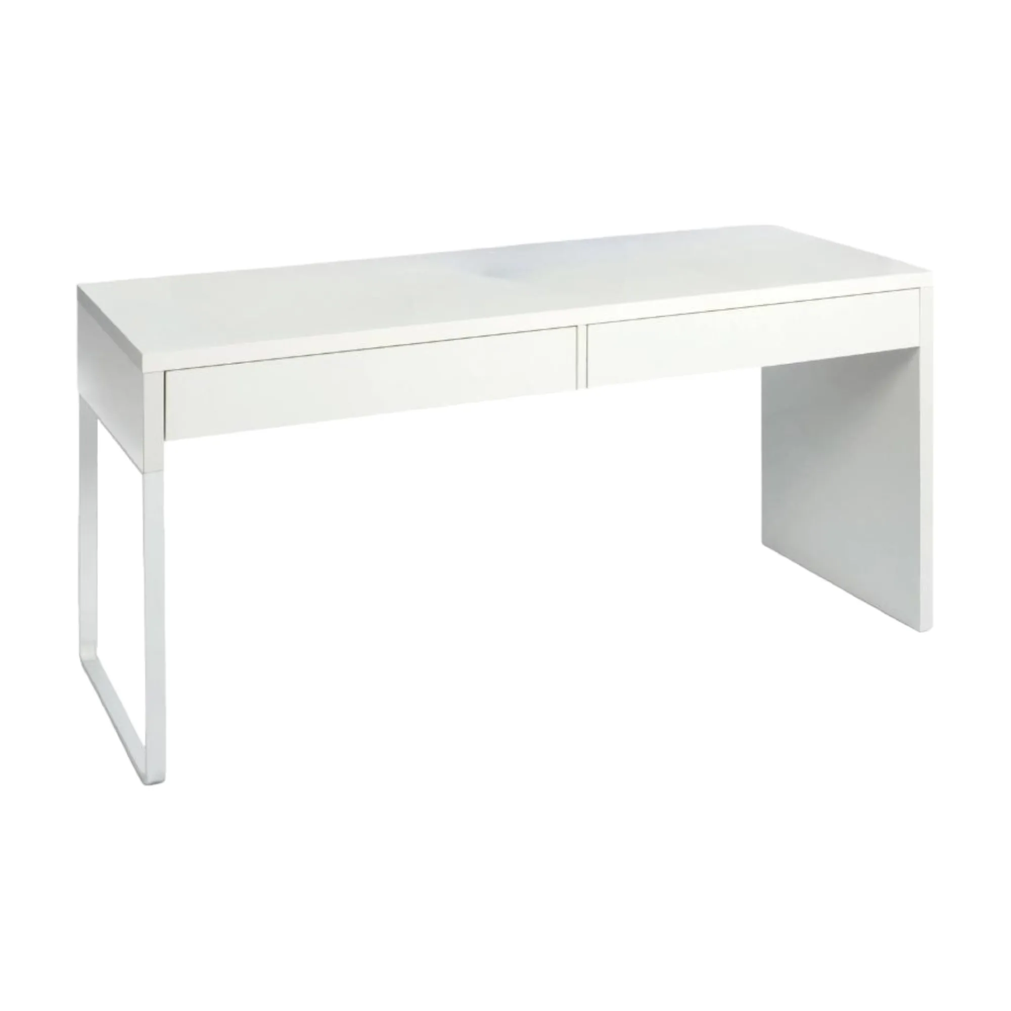 Scrivania Cerere, 138x50h75 cm, Bianco<Dmora Sale