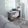 Scrivania Dacarte, 120x53h144 cm, Bianco e Ossido<Dmora Sale