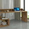 Scrivania Dcheddir, 180x92,5h60 cm,<Dmora Cheap