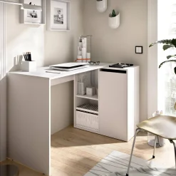 Scrivania Ddanz, 121x79h76 cm,<Dmora Flash Sale