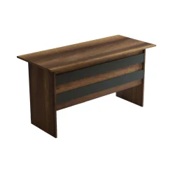 Scrivania Dfontanaros, 140x60 h74 cm, Noce e Antracite<Dmora Store