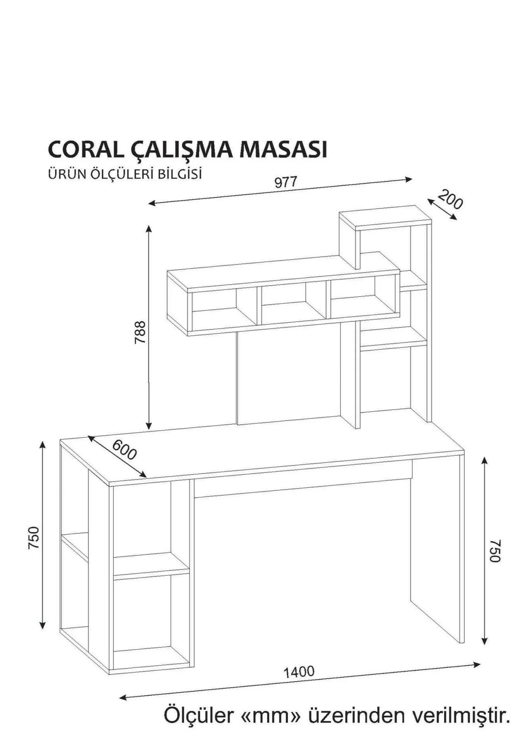 Scrivania Dghiringhell, 140x60 h154 cm, Bianco e Rovere<Dmora Fashion