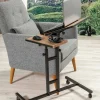 Scrivania Dlantignott, 67x46 h87 cm, Quercia e Nero<Dmora Outlet