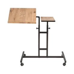 Scrivania Dlantignott, 67x46 h87 cm, Quercia e Nero<Dmora Outlet