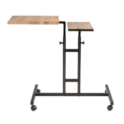 Scrivania Dlantignott, 67x46 h87 cm, Quercia e Nero<Dmora Outlet