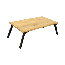 Scrivania Dmilanett, 60x35 h25 cm, Quercia e Nero<Dmora Best