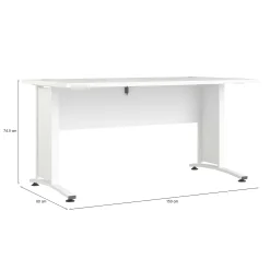 Scrivania Dtai, 150x80 h75 cm,<Dmora Discount