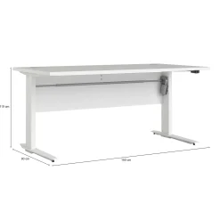 Scrivania Dtarenz, 150x80 h119 cm,<Dmora Clearance