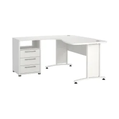 Scrivania Dtedesch, 159x150 h75 cm,<Dmora Shop
