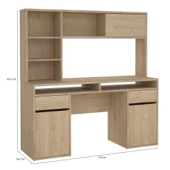 Scrivania Dtrevisa, 48x149 h156 cm,<Dmora Shop