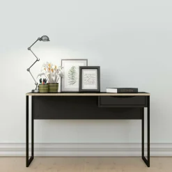 Scrivania Dtrimbol, 130x48 h77 cm,<Dmora Discount