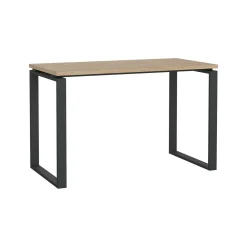 Scrivania Dturch, 60x120 h76 cm, Rovere e Grigio<Dmora Clearance