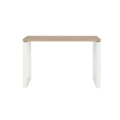 Scrivania Dturch, 60x120 h76 cm, Rovere e Bianco<Dmora Store