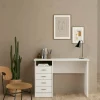 Scrivania Dugolin, 110x45 h76 cm,<Dmora Outlet