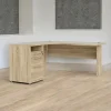 Scrivania Dvaler, 159x150 h75 cm,<Dmora Cheap