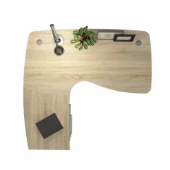 Scrivania Dvaler, 159x150 h75 cm,<Dmora Cheap