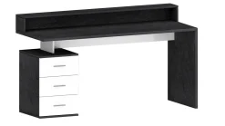 Scrivania Flaminia, 160x60h90 cm, Bianco e<Dmora Best